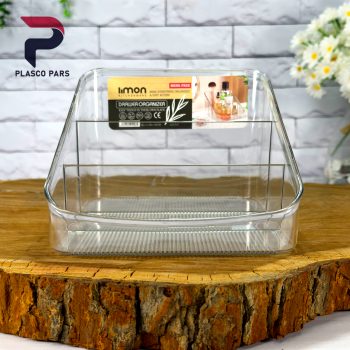 نظم دهنده شفاف 3 خانه رومیزی لیمون