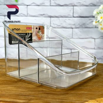 نظم دهنده شفاف 3 خانه رومیزی لیمون - Image 5