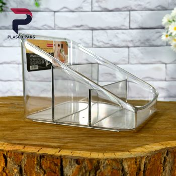 نظم دهنده شفاف 3 خانه رومیزی لیمون - Image 2