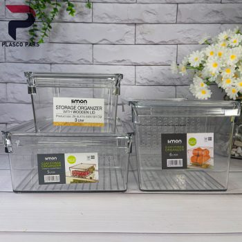 نظم دهنده3 لیتری نشکن درب دار لیمون - Image 5