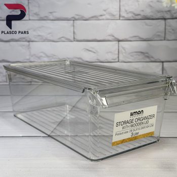 نظم دهنده3 لیتری نشکن درب دار لیمون - Image 3