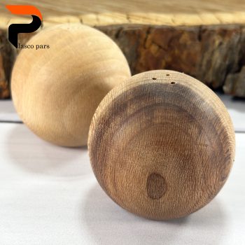 نمک پاش گرد کوچک چوبی - Image 7