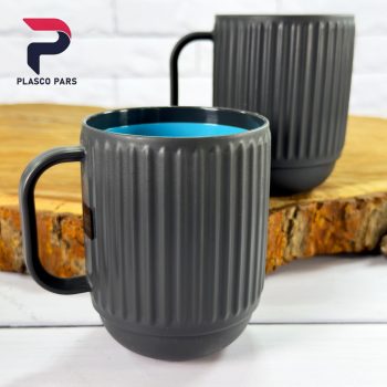 لیوان دو رنگ هاشوردار 1 زیبا - Image 6