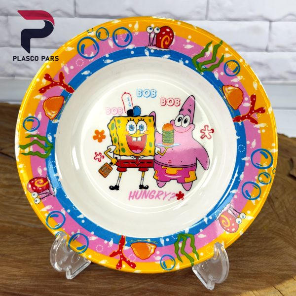 بشقاب گود کودک ملامین یزدگل