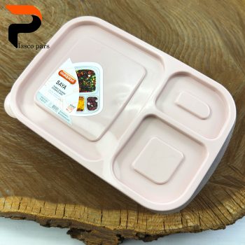 ظرف غذای 3 خانه 2 سایا گلد - Image 4