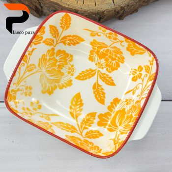 تابه سرامیکی دو دسته مربع مراکشی - Image 4