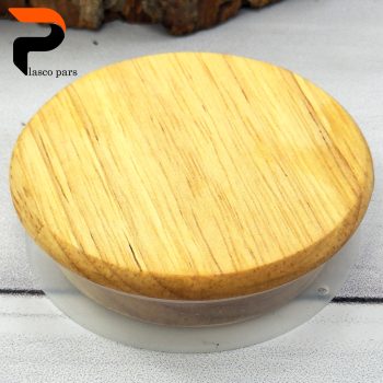 تنگ آب 1.35 لیتر درب چوبی لیمون - Image 5