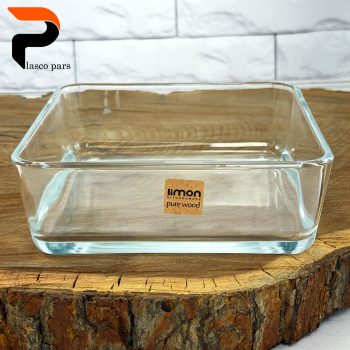 ظرف سرو مربع پایه چوبی لیمون - Image 5