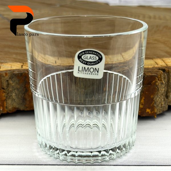 لیوان شیشه ای 315 میل لیمون