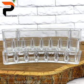 استند آرایشی لاک و رژ کریستال - Image 8