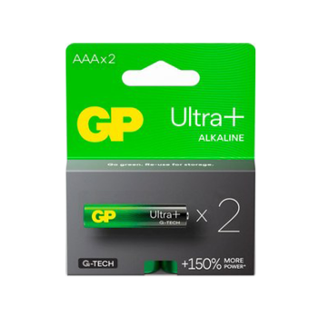 باتری نیم قلمی اولترا پلاس آلکالاین 2تاییGP