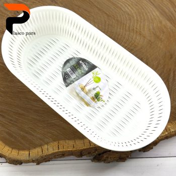 سبد بیضی بامبو شماره 2 لیمون - Image 2