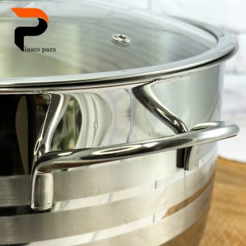 قابلمه استیل سایز 28 یونیک - Image 4