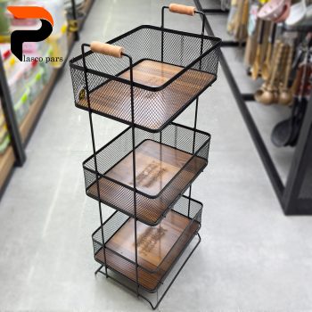 جاپیازی 3 طبقه مستطیل کف چوبی مرولین - Image 7