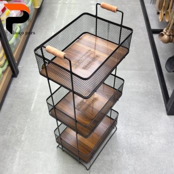 جاپیازی 3 طبقه مستطیل کف چوبی مرولین - Image 6