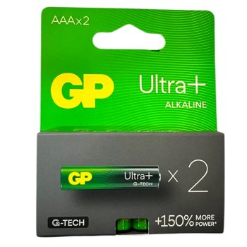 باتری نیم قلمی اولترا پلاس آلکالاین 2تاییGP - Image 4
