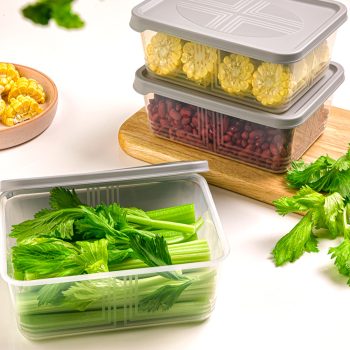 ظرف مستطیل 2.5 لیتر 3 عددی لیمون - Image 2