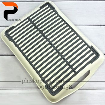 سینی  دسته دار لیزری 2375 رزگلد - Image 3