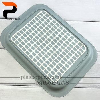 سینی تخت لیزری کوچک 2377 رزگلد - Image 5