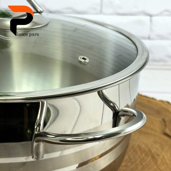 قابلمه استیل سایز 28 یونیک - Image 5