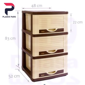 دراور D119-XS3 قهوه ای