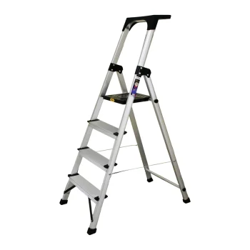 نردبان 4 پله آلومینیوم یونیک