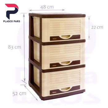 دراور D119-XS3 قهوه ای - Image 4