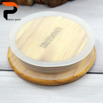 تنگ آب 1.35 لیتر درب چوبی لیمون - Image 3