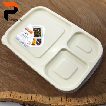 ظرف غذای 3 خانه 2 سایا گلد - Image 7