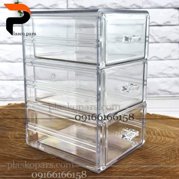 مینی دراور 3 کشو کریستال