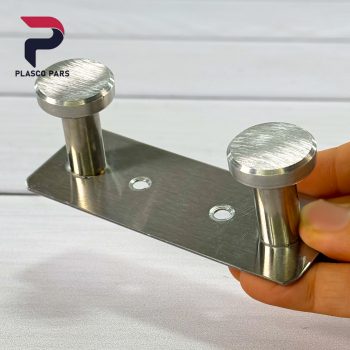 دیوارکوب استیل 2 شاخ B182 - Image 5