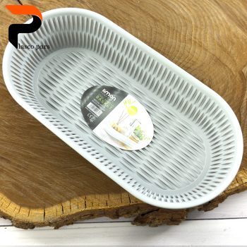 سبد بیضی بامبو شماره 2 لیمون - Image 3