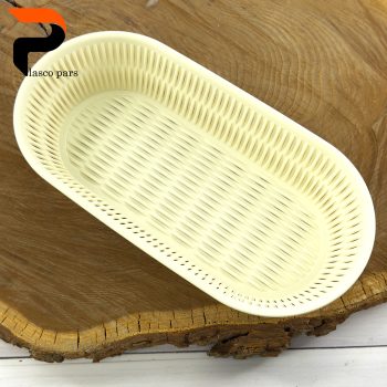 سبد بیضی بامبو شماره 2 لیمون