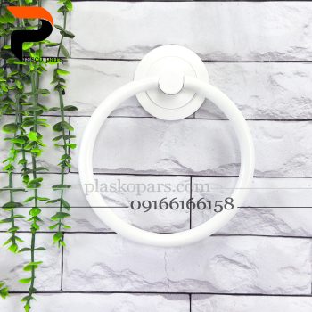 جا حوله آویز دیواری گرد لیمون