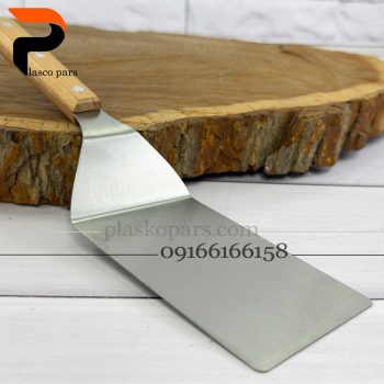 کاردک برگردان فلزی دسته چوبی - Image 3