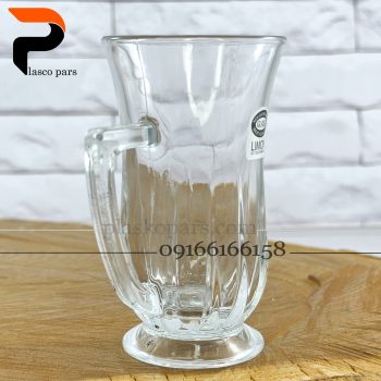 استکان شیشه ای دسته دار لیمون - Image 3