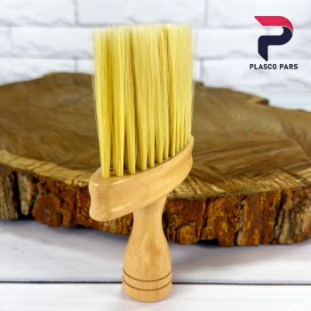 برس مویی آرایشی دسته کوتاه چوبی - Image 2