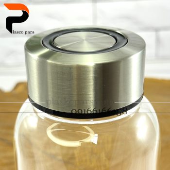 بطری آب پیرکس درب استیل یونیک - Image 7