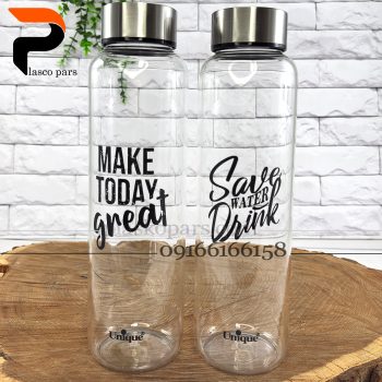 بطری آب پیرکس درب استیل یونیک - Image 6