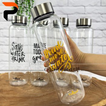 بطری آب پیرکس درب استیل یونیک - Image 4