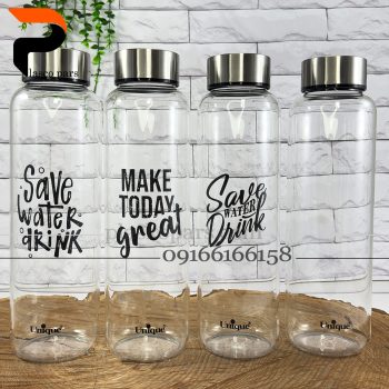 بطری آب پیرکس درب استیل یونیک