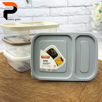 ظرف غذای 2 خانه سایا 1 گلد - Image 2