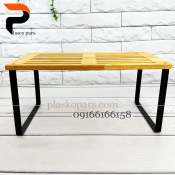 شلف چوبی پایه فلزی - Image 5