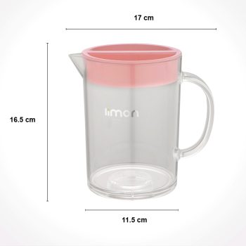 پارچ کریستالی گرد کوتاه لیمون - Image 2