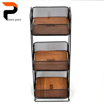 جاپیازی 3 طبقه مستطیل کف چوبی مرولین - Image 4