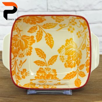 تابه سرامیکی دو دسته مربع مراکشی - Image 7