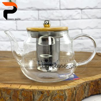 قوری پیرکس 850 صافی دار درب بامبو یونیک - Image 2