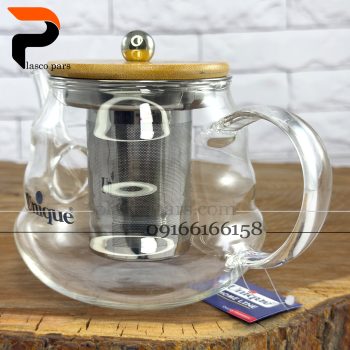 قوری پیرکس 850 صافی دار درب بامبو یونیک - Image 3