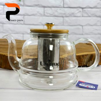 قوری پیرکس 1200صافی دار درب بامبو یونیک - Image 9