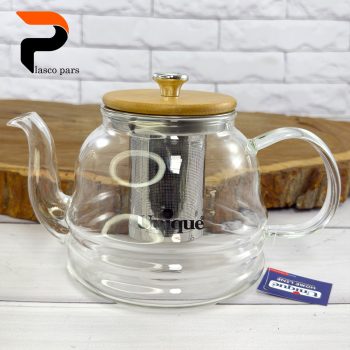 قوری پیرکس 1200صافی دار درب بامبو یونیک - Image 10